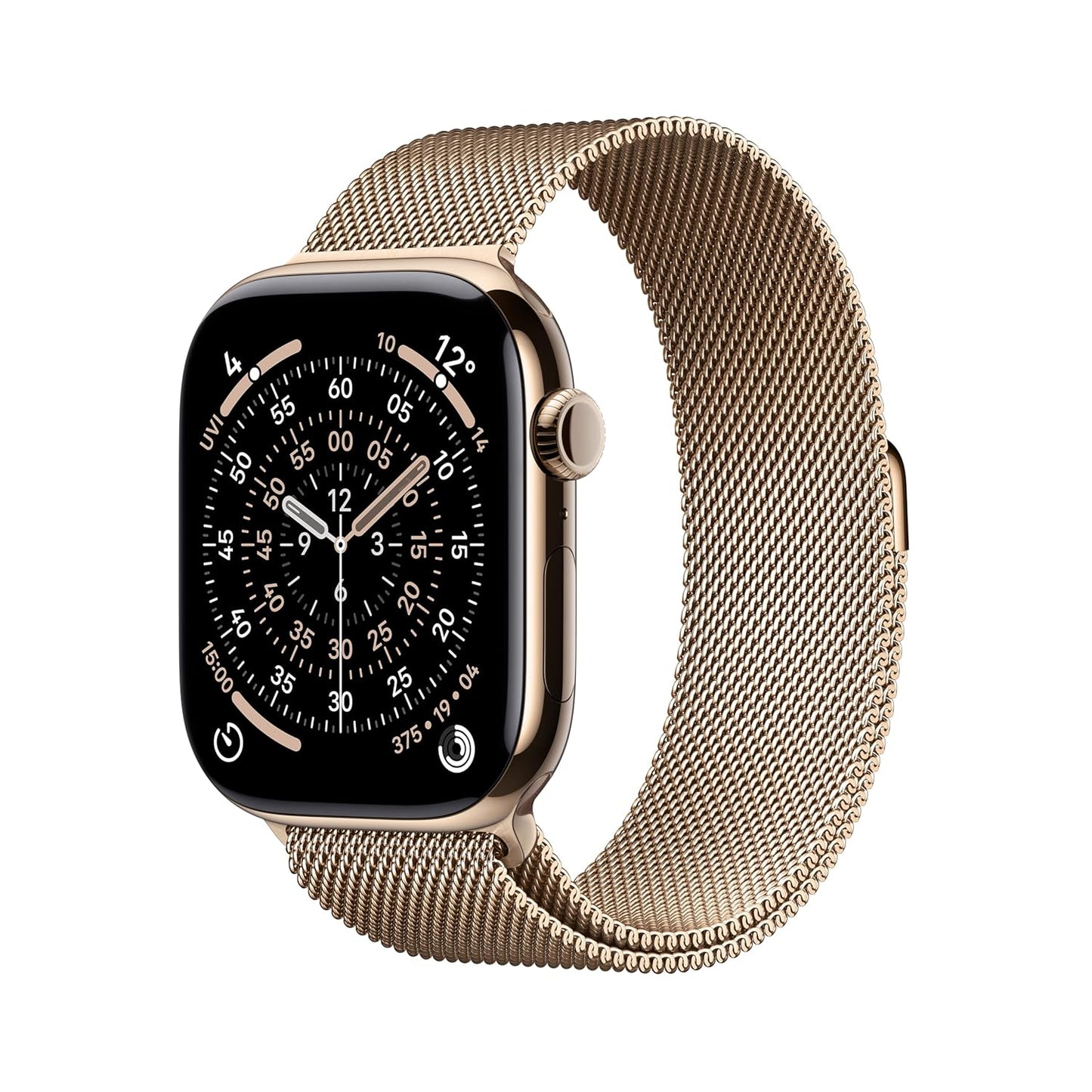 Apple Watch Series 11 Gold Titanium GPS + Cellular Smartwatch | Vishal Electronics Kolkata