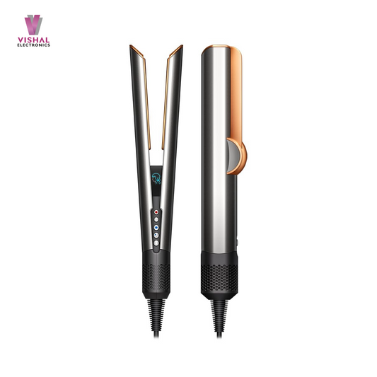Dyson Airstrait™ Straightener | Wet to Dry Hair Styling Bright Nickel Rich Copper Hair Straightener | Vishal Electronics Kolkata