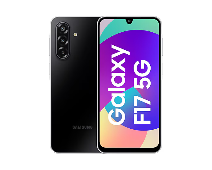 Samsung Galaxy F17 5G Neo Black Smartphone | Vishal Electronics Kolkata