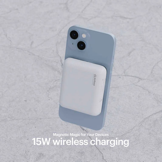 Stuffcool Lucid 5000mAh 15W Magnetic Wireless Powerbank Power Bank | Vishal Electronics Kolkata