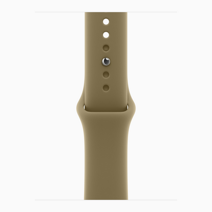 Apple Watch Series 12 GPS, 42mm Dark Bronze Aluminium Case with Olive Sport Band - S/M Apple Watch | Vishal Electronics Kolkata