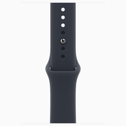 Apple Watch Series 12 GPS, 46mm Space Grey Aluminium Case with Navy Blue Sport Band - M/L Apple Watch | Vishal Electronics Kolkata