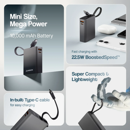 Ambrane NanoCharge 11 - powerbank 10000mAh