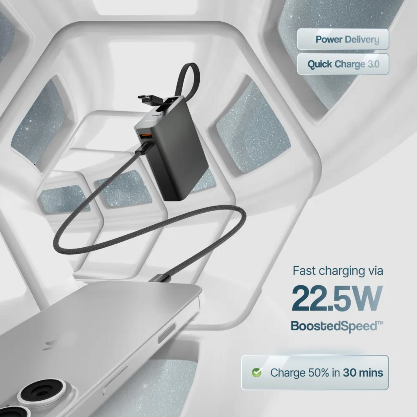 Ambrane NanoCharge 11 - powerbank 10000mAh