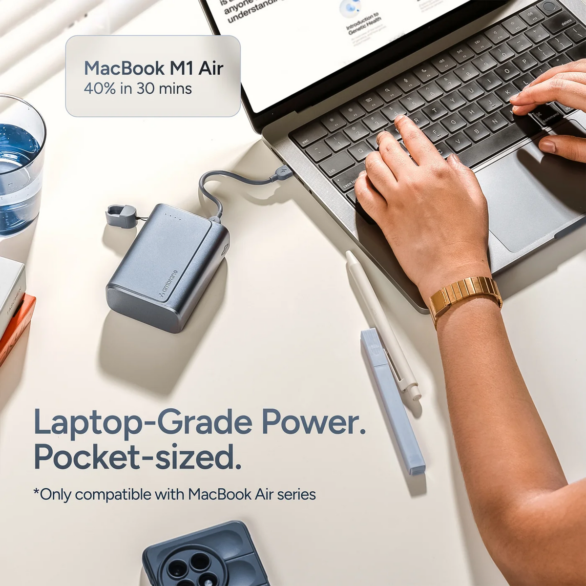 Ambrane PowerMini 20 20000mAh Power Bank | 35W Fast Charging | Compact Design