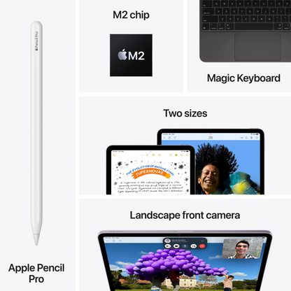 Apple 11-inch iPad Air Wi-Fi 1TB - Purple (M2)