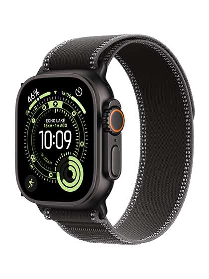 Apple Watch Ultra 3 | 49mm | Black Titanium Black Trail Loop Smartwatch | Vishal Electronics Kolkata