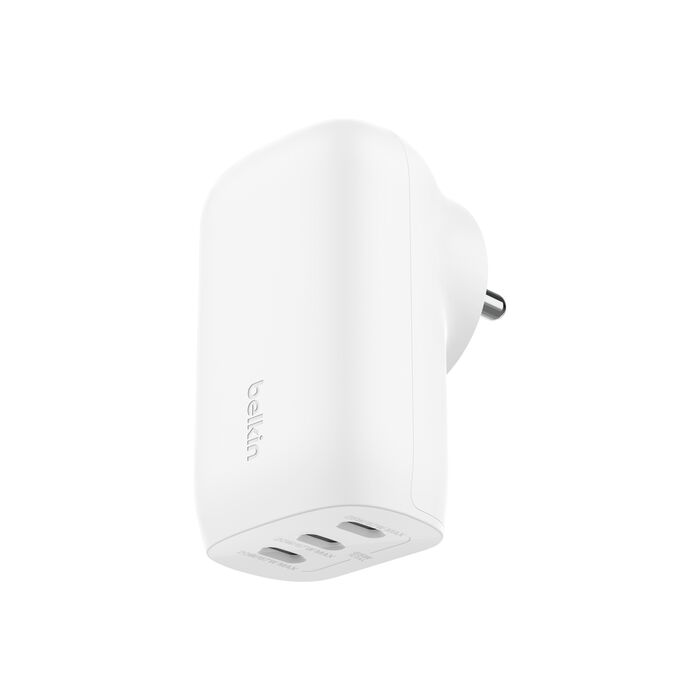Belkin BoostCharge 3-Port USB-C Wall Charger with PPS 67W White Wall Charger | Vishal Electronics Kolkata