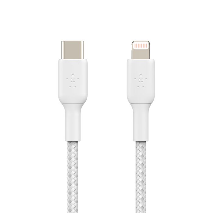 Belkin BoostCharge USB-C to Lightning Braided Cable (1M) Cable | Vishal Electronics Kolkata
