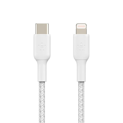 Belkin BoostCharge USB-C to Lightning Braided Cable (1M) Cable | Vishal Electronics Kolkata
