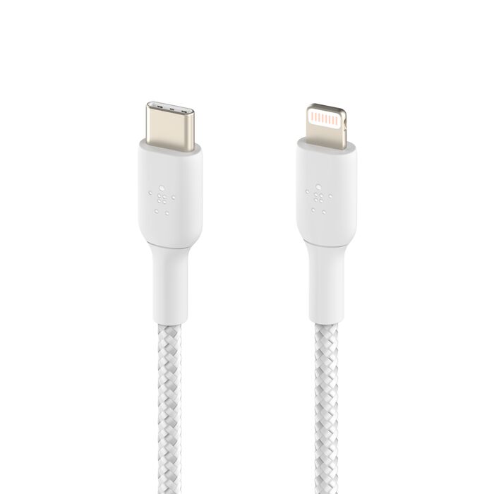 Belkin BoostCharge USB-C to Lightning Braided Cable (1M) Cable | Vishal Electronics Kolkata