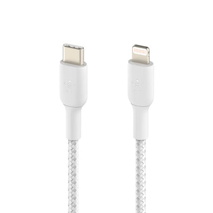 Belkin BoostCharge USB-C to Lightning Braided Cable (1M) Cable | Vishal Electronics Kolkata