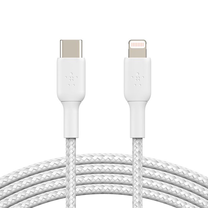 Belkin BoostCharge USB-C to Lightning Braided Cable (1M) Cable | Vishal Electronics Kolkata