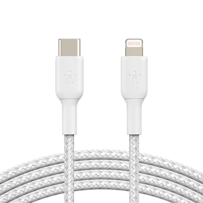 Belkin BoostCharge USB-C to Lightning Braided Cable (1M) Cable | Vishal Electronics Kolkata