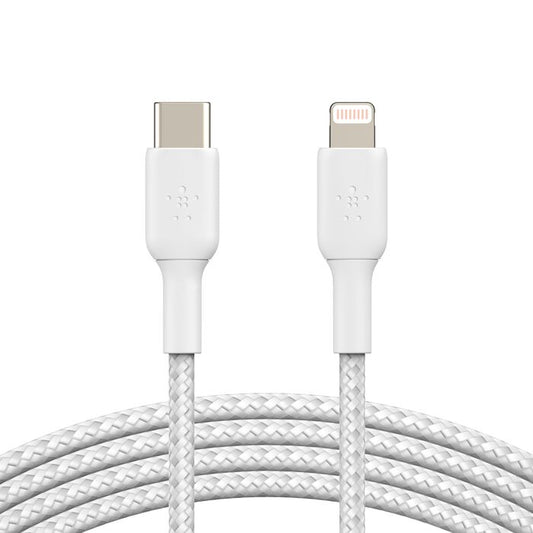 Belkin BoostCharge USB-C to Lightning Braided Cable (1M) Cable | Vishal Electronics Kolkata