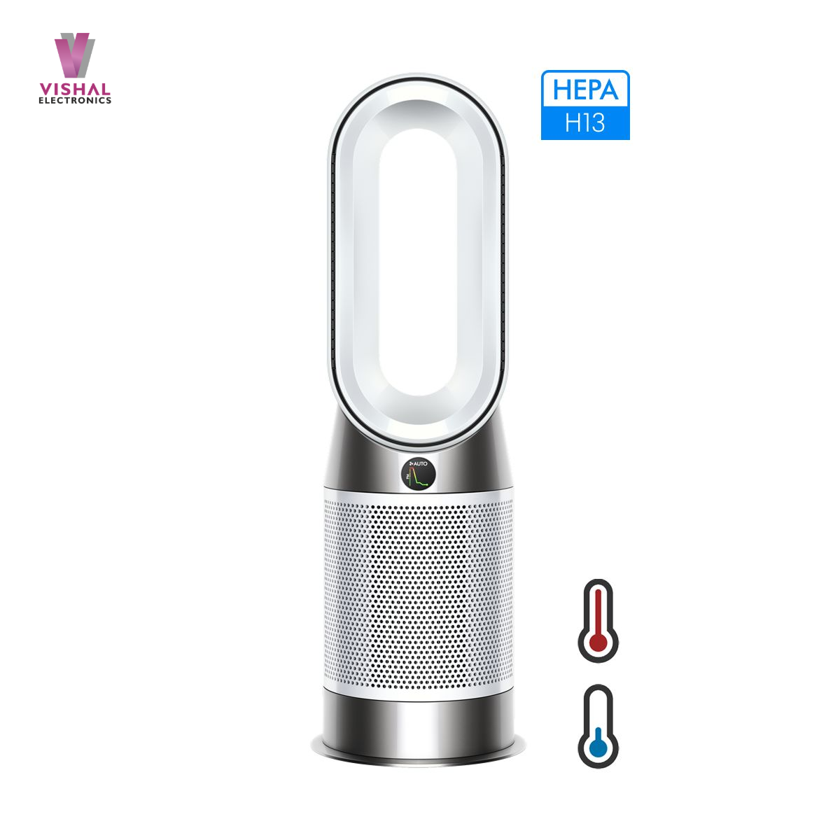 Dyson Purifier Hot+Cool Gen1 - HP10 White Silver Air Purifier | Vishal Electronics Kolkata