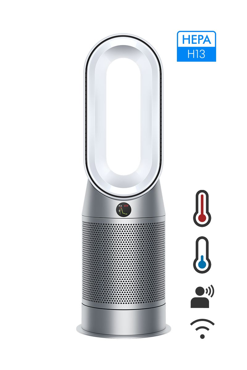 Dyson Purifier Hot+Cool HP2 De‑NOx (HP12) — White/Gold | Vishal
