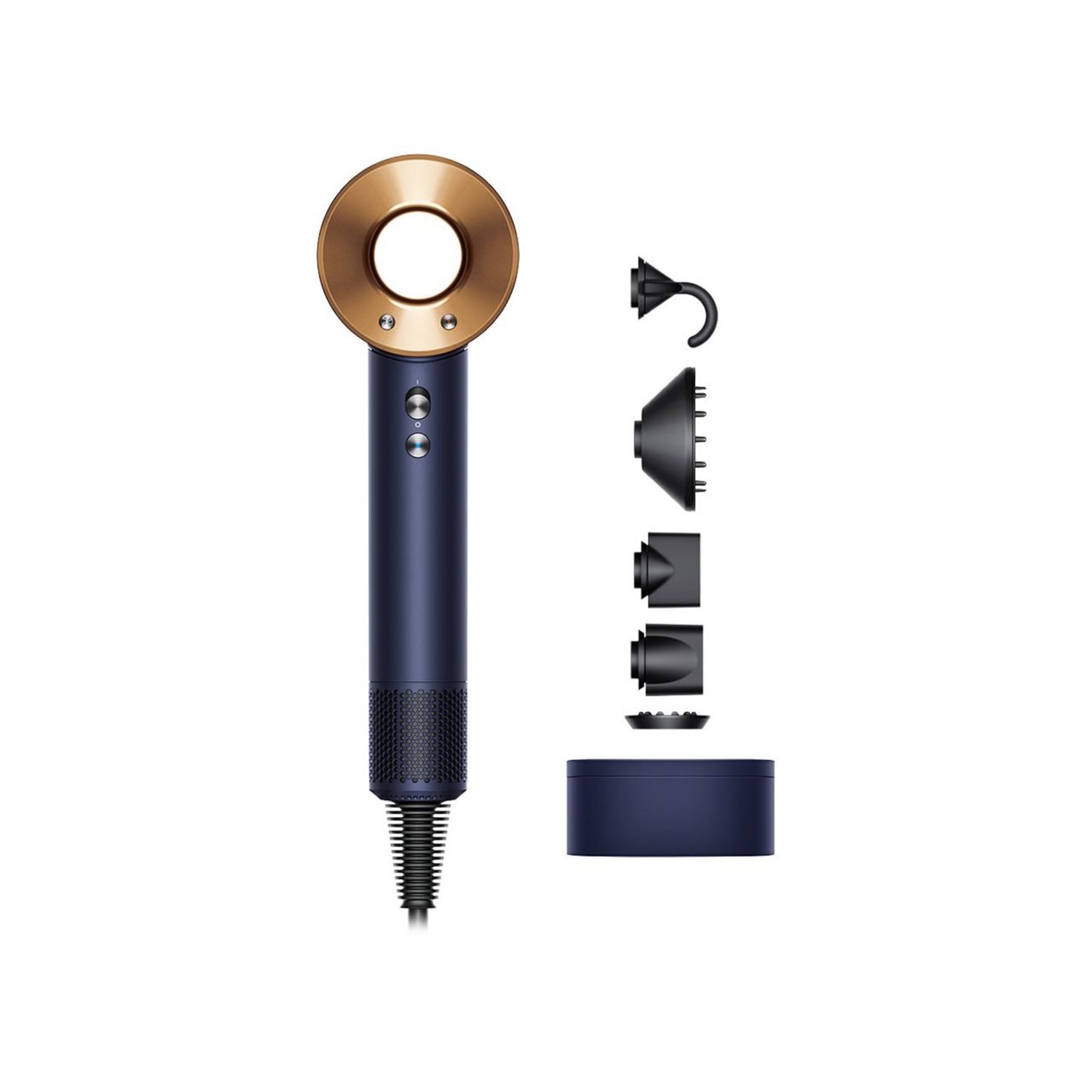 Dyson Supersonic Hair Dryer with Fast Drying & Intelligent Heat Control Prussian blue Rich copper Hair Dryer | Vishal Electronics Kolkata