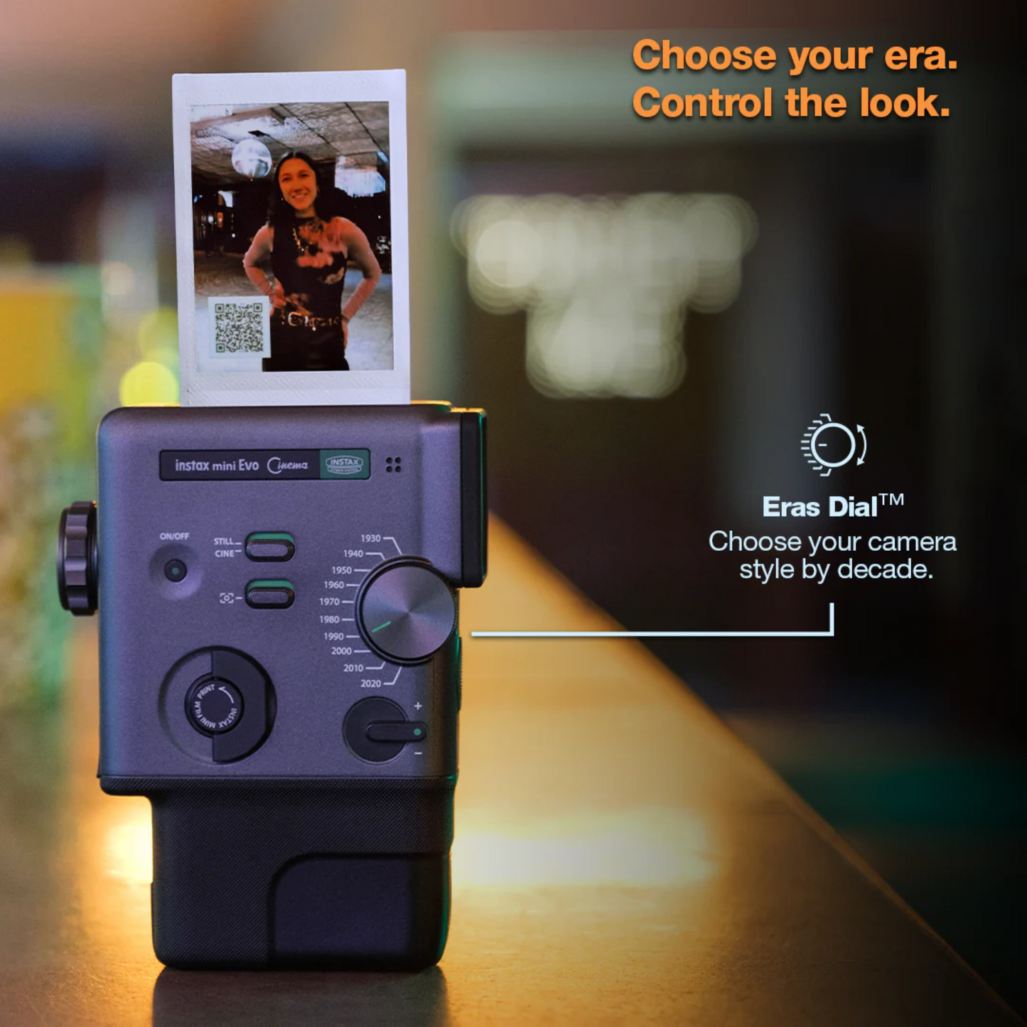 Fujifilm Instax Mini Evo Cinema™ Hybrid Instant Camera Instant Camera | Vishal Electronics Kolkata