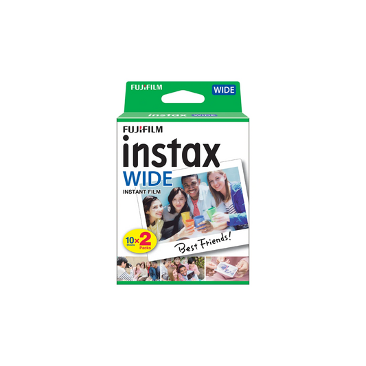 Fujifilm Instax Wide Film - 20 Sheets Per Pack 20 Sheets Instant Film | Vishal Electronics Kolkata