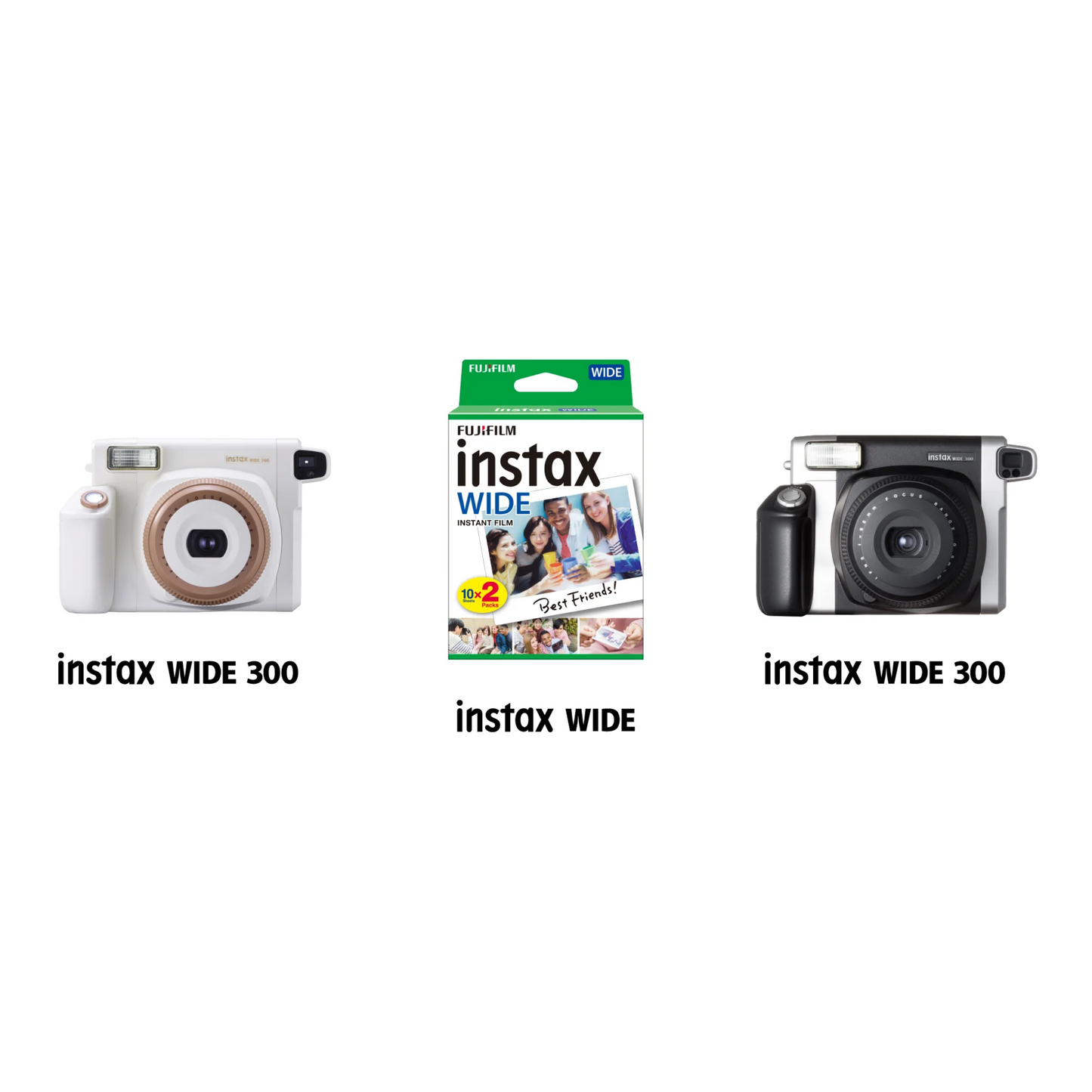 Fujifilm Instax Wide Film - 20 Sheets Per Pack Instant Film | Vishal Electronics Kolkata