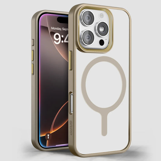 Gripp CLARION MagSafe Case for Apple iPhone 16 Pro Max (6.9) - Gold Default Title Accessories | Vishal Electronics Kolkata