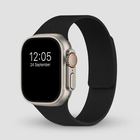 GRIPP Pebble Watch Strap 44mm | 45mm | 46mm | 49mm Black Accessories | Vishal Electronics Kolkata