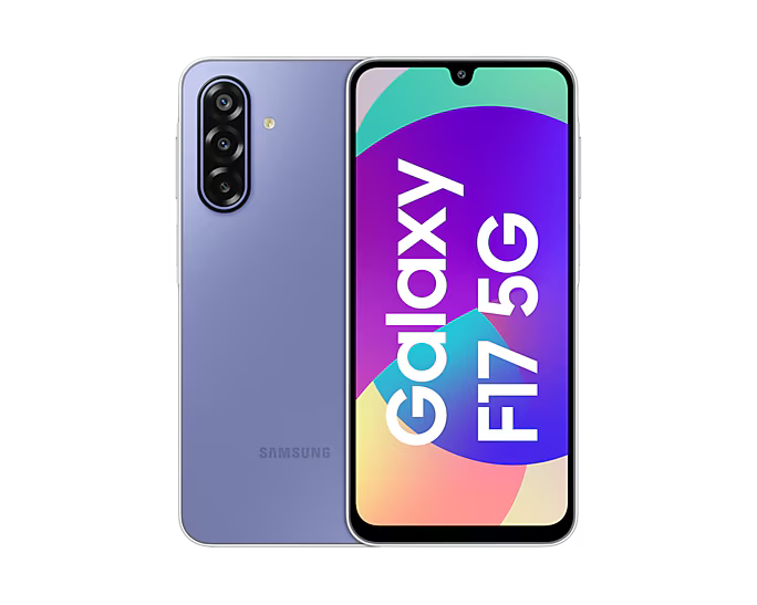 Samsung Galaxy F17 5G Violet Pop Smartphone | Vishal Electronics Kolkata