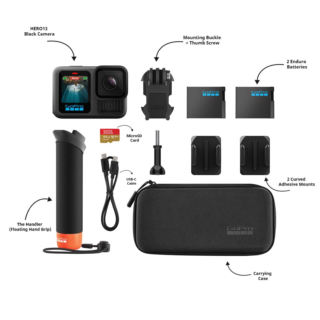 GoPro HERO13 Black Special Bundle Action Camera Action Camera | Vishal Electronics Kolkata