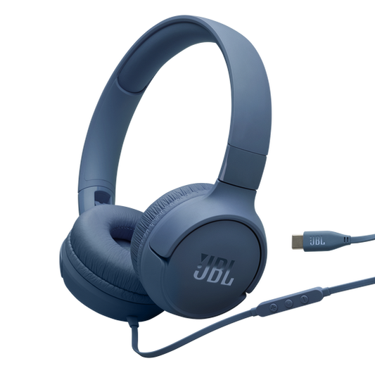 JBL Tune 520C USB-C Wired On-Ear Headphones with Hi-Res Audio Wired Headphones | Vishal Electronics Kolkata