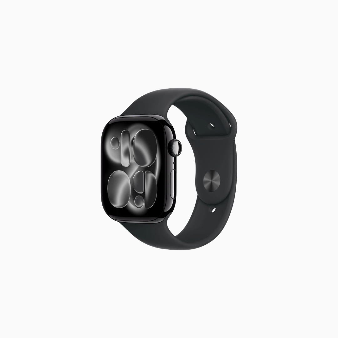Apple Watch Series 11 Jet Black Aluminium Case with Black Sport Band Smartwatch | Vishal Electronics Kolkata