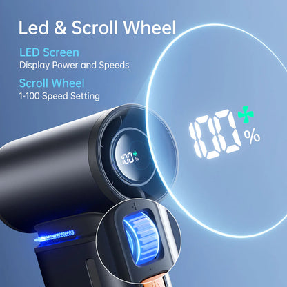JisuLife Handheld Fan Ultra1 9000mAh Turbo Portable Fan Portable Fan | Vishal Electronics Kolkata