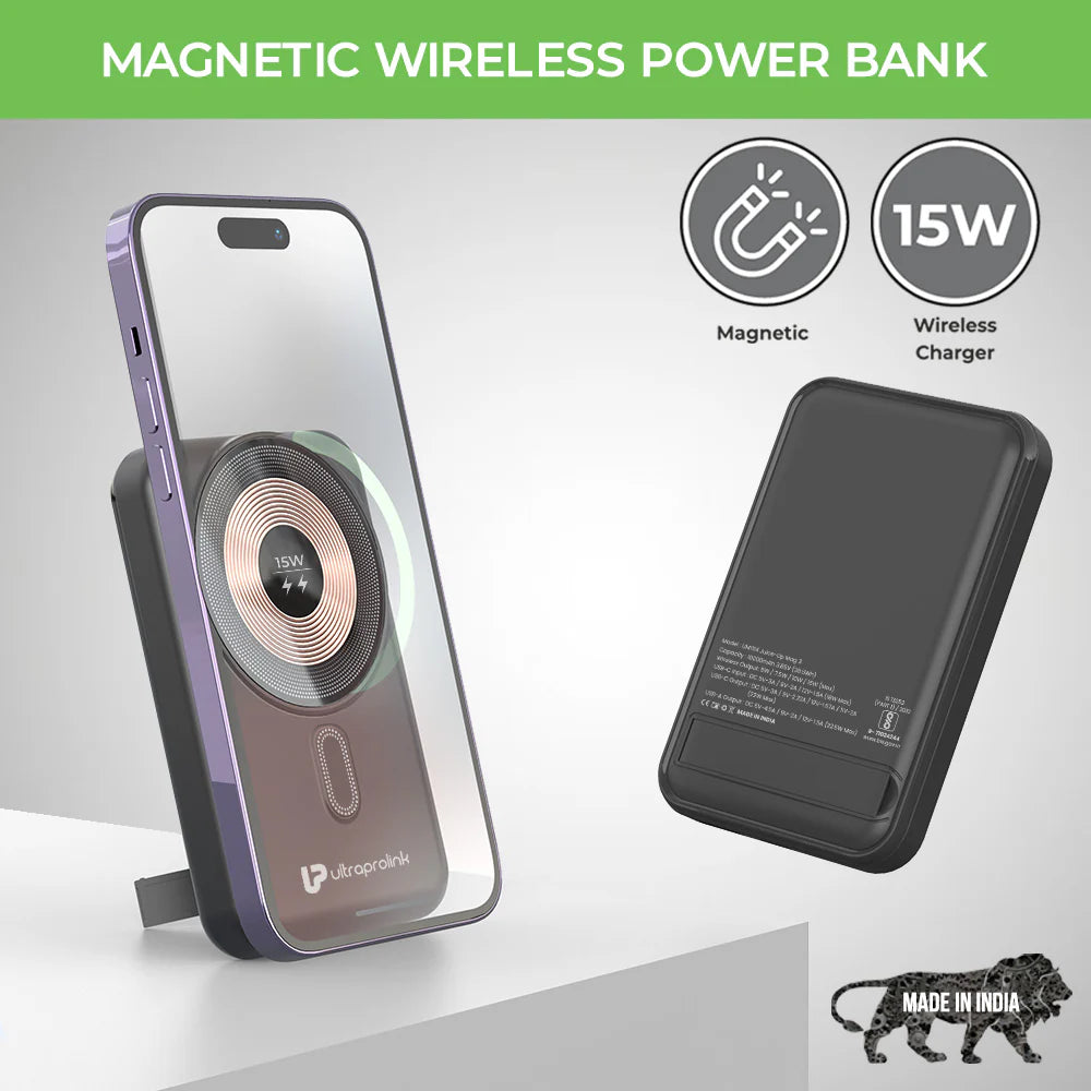 Ultraprolink Juice-Up Mag 3 10000mAh Magnetic Power Bank Power Bank | Vishal Electronics Kolkata