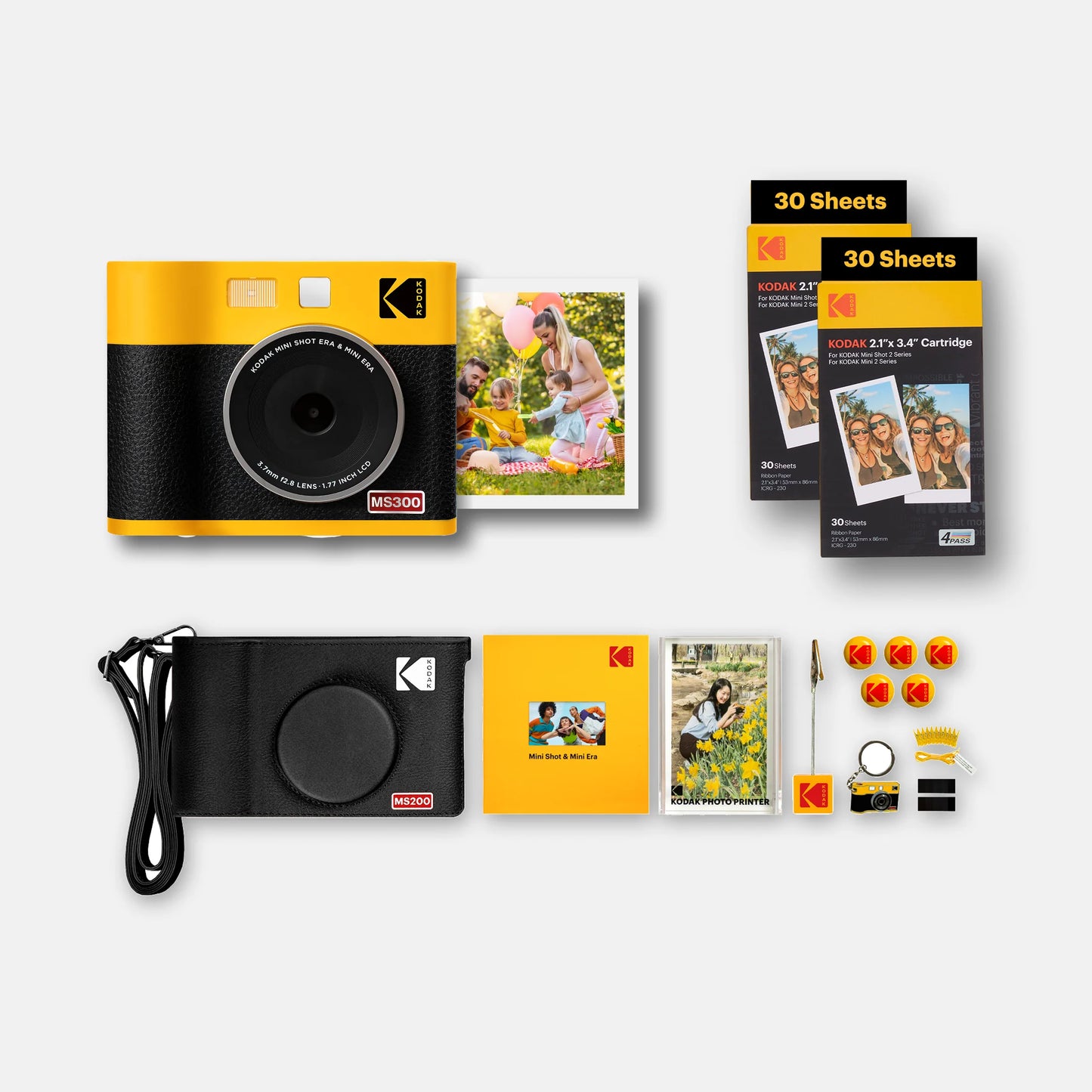 Kodak Mini Shot 3 ERA (MS300) – Instant Camera & Photo Printer – 68 Sheets Bundle Instant Camera | Vishal Electronics Kolkata