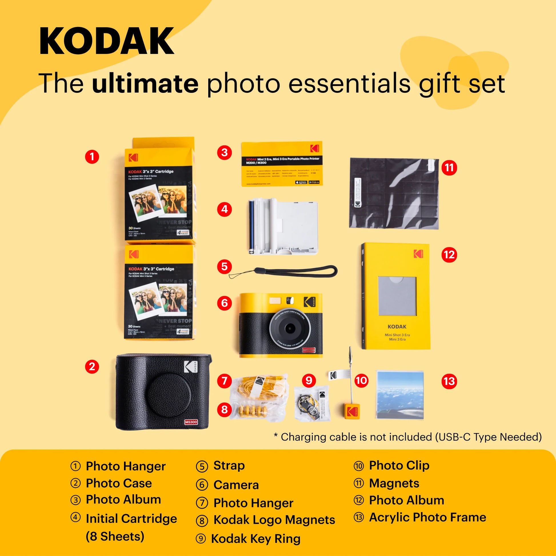 Kodak Mini Shot 3 ERA (MS300) – Instant Camera & Photo Printer – 68 Sheets Bundle Instant Camera | Vishal Electronics Kolkata