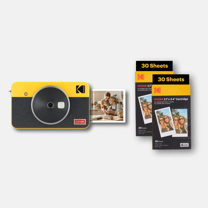 Kodak Mini Shot 2 Retro (C210R) – Instant Camera & Photo Printer – 60 Sheets Bundle Instant Camera | Vishal Electronics Kolkata