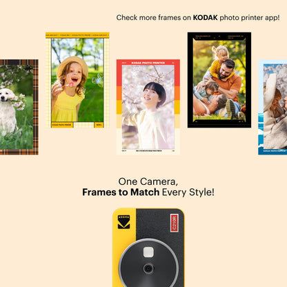 Kodak Mini Shot 2 Retro (C210R) – Instant Camera & Photo Printer – 60 Sheets Bundle Instant Camera | Vishal Electronics Kolkata
