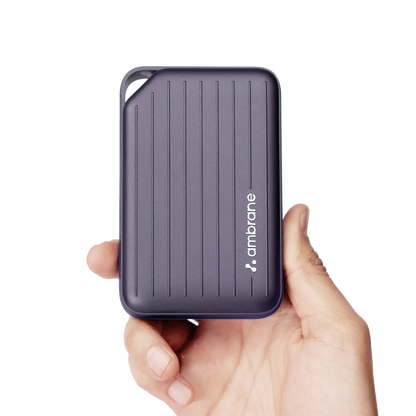 Ambrane Line 10 10000mAh Power Bank | 22.5W Fast Charging | Type-C PD Purple Power Bank | Vishal Electronics Kolkata