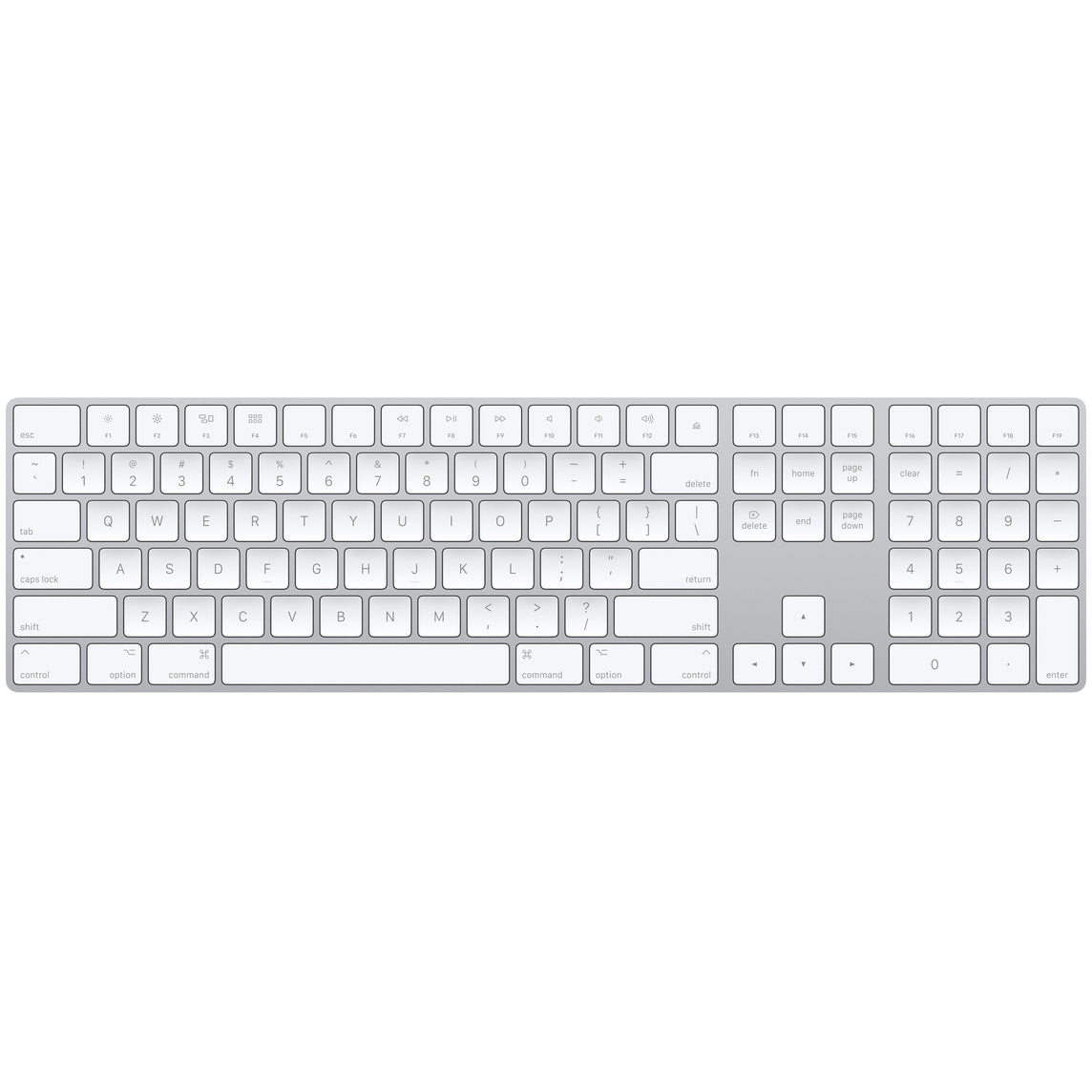 Apple Magic Keyboard with Numeric Keypad US English - Silver Accessories | Vishal Electronics Kolkata