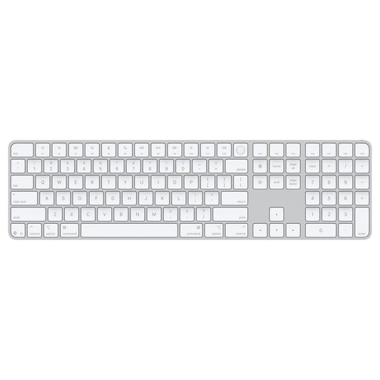 Apple Magic Keyboard with Touch ID and Numeric Keypad (USB‑C) US English - White Keys Accessories | Vishal Electronics Kolkata