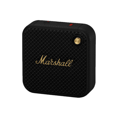 Marshall Willen II Portable Bluetooth Speaker with 17+ Hours Battery & IP67 Waterproof Design Black & Brass Speaker | Vishal Electronics Kolkata