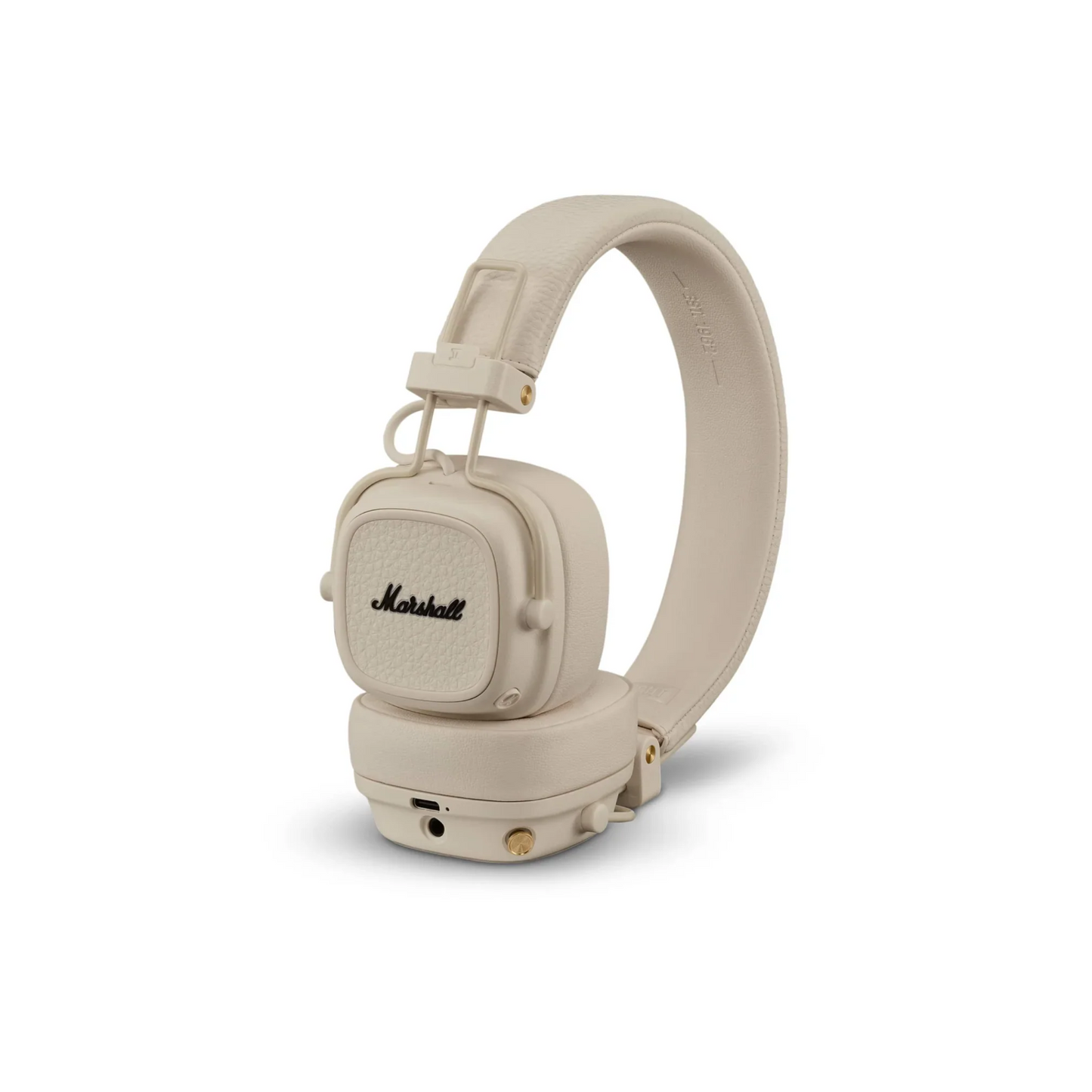 Marshall Major V Wireless On-Ear Headphones with 100+ Hours Battery Life Cream Speakers | Vishal Electronics Kolkata