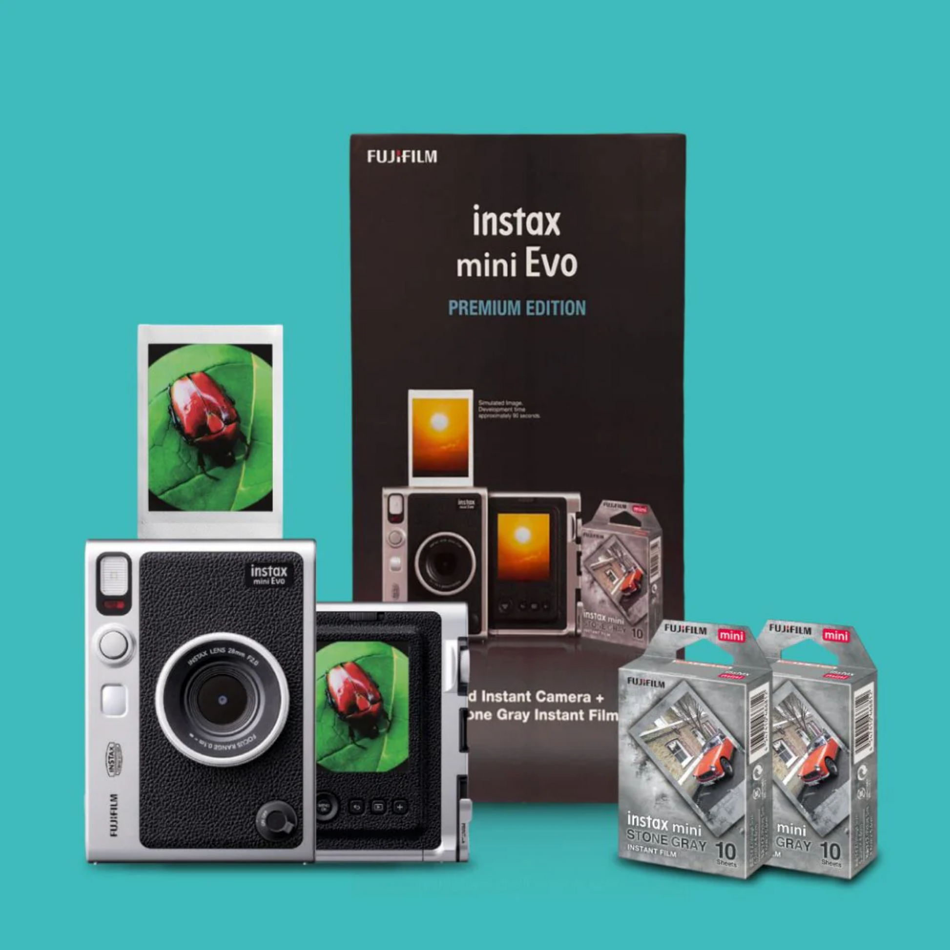 Fujifilm Instax mini Evo Premium Edition Box Instant Camera | Vishal Electronics Kolkata