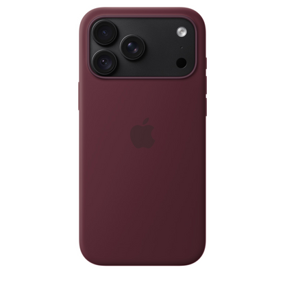 Apple iPhone 18 Pro Max Silicone Case with MagSafe and Camera Control - Burgundy iPhone Case | Vishal Electronics Kolkata