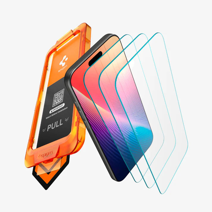 Spigen Glas.tR AlignMaster S Tempered Glass Screen Protector for iPhone 17 Screen Protector | Vishal Electronics Kolkata