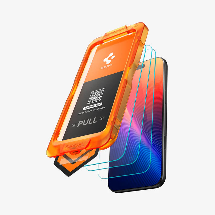Spigen Glas.tR AlignMaster S Tempered Glass Screen Protector for iPhone 17 Screen Protector | Vishal Electronics Kolkata
