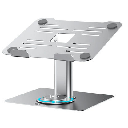 Portronics Twister Laptop Stand Grey Laptop Stand | Vishal Electronics Kolkata