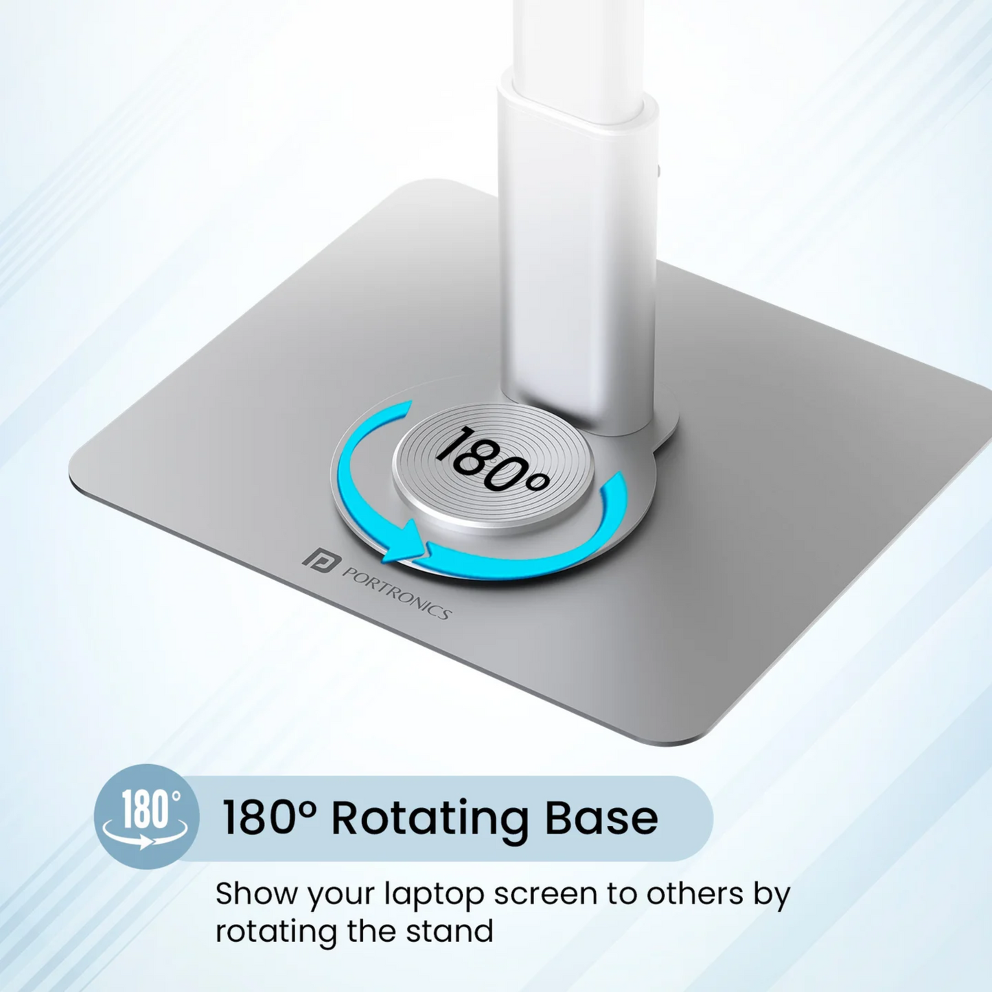 Portronics Twister Laptop Stand Laptop Stand | Vishal Electronics Kolkata