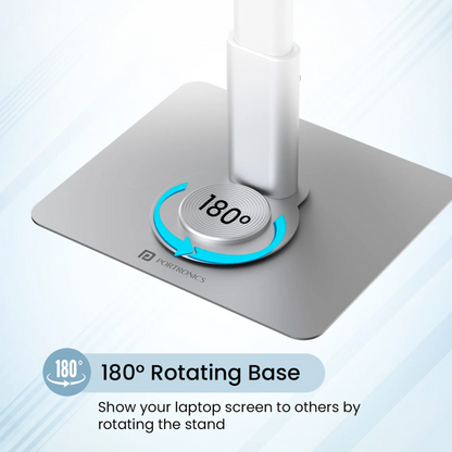 Portronics Twister Laptop Stand Laptop Stand | Vishal Electronics Kolkata