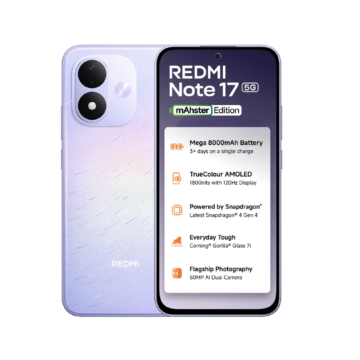 Redmi Note 17 5G 6GB 128GB – Starlight Purple